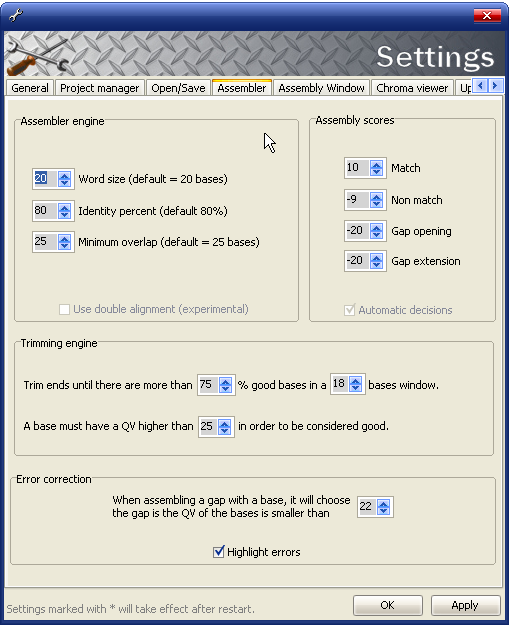 sequence assembly